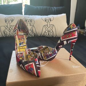 Christian Louboutin Iriza 100 Patent Tarot Heel size 38